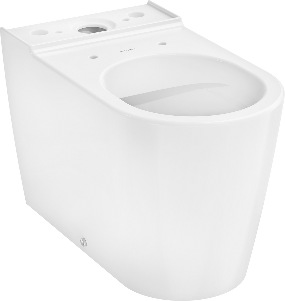 Picture of HANSGROHE EluPura S Floorstanding WC close coupled 640 back to wall with horizontal/vertical outlet AquaFall Flush #60260450 - White