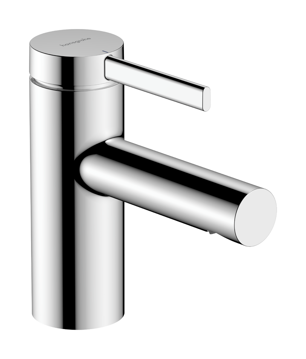 Picture of HANSGROHE Zesis S Pillar tap 70 with lever handle for cold water or pre-adjusted water without waste set #74713000 - Chrome