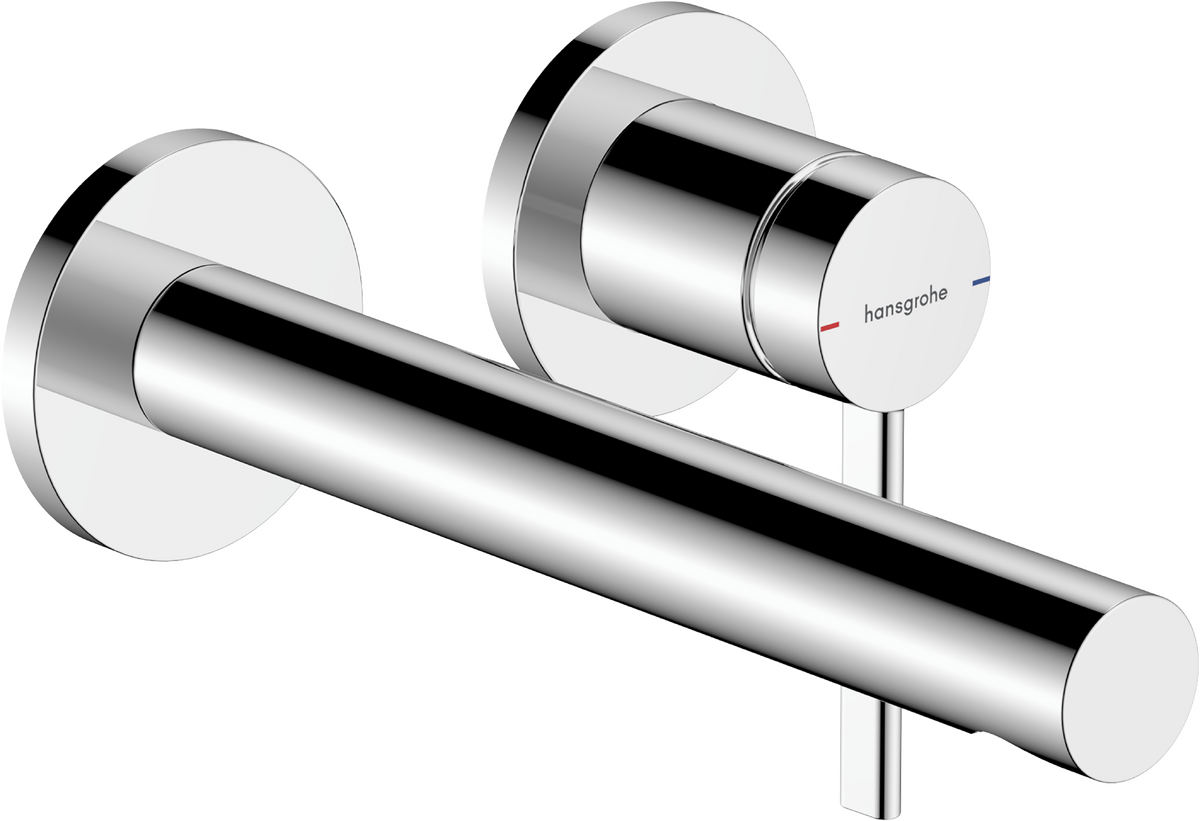 Bild von HANSGROHE Zesis S Einhebel-Waschtischmischer Unterputz für Wandmontage mit Auslauf 19,4 cm #74750000 - Chrom