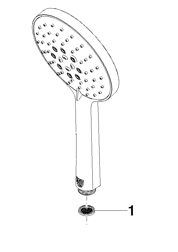 Bild von DORNBRACHT Handbrause FlowReduce - Bronze gebürstet #28016979-420010