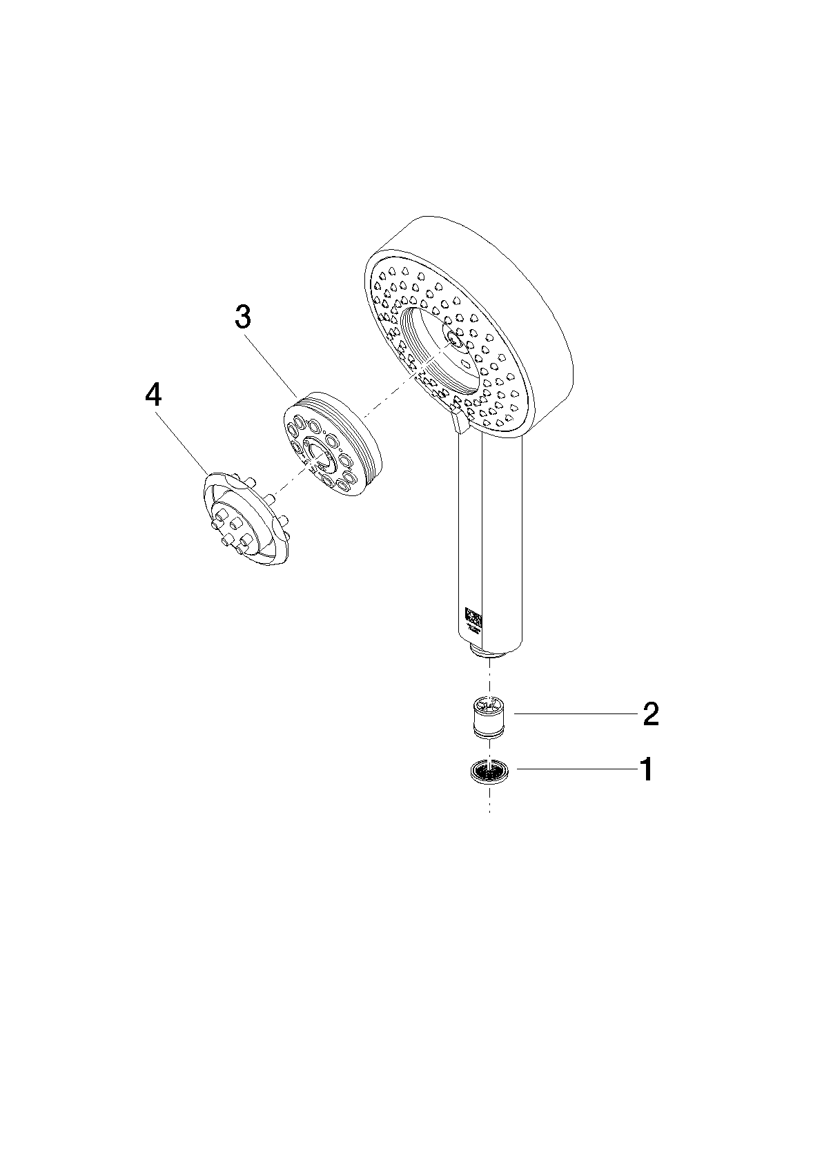 Bild von DORNBRACHT Handbrause FlowReduce - Bronze gebürstet #28012979-420010