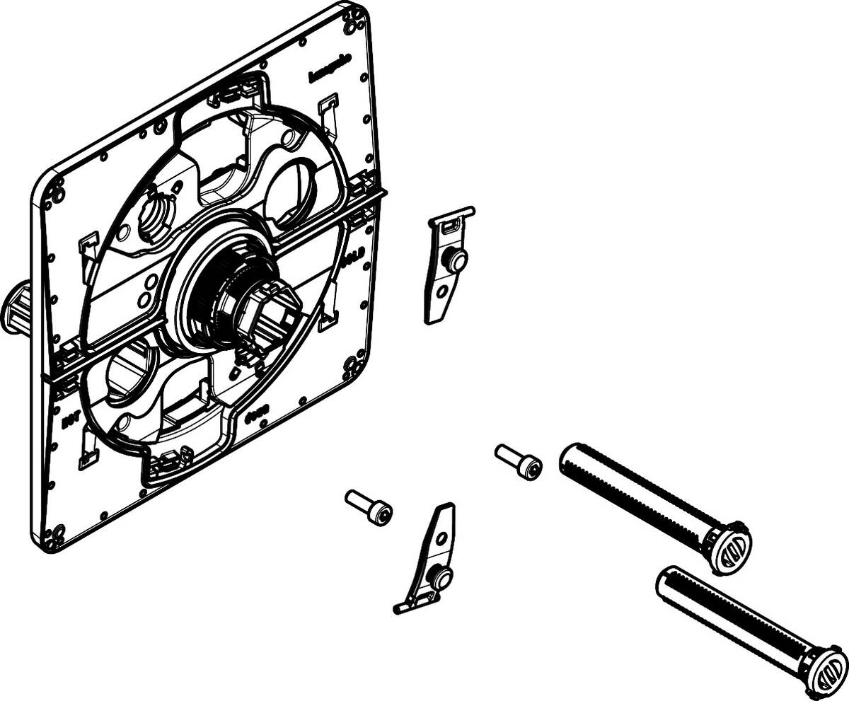 Bild von HANSGROHE Trägerrosette #87798000 - Chrom