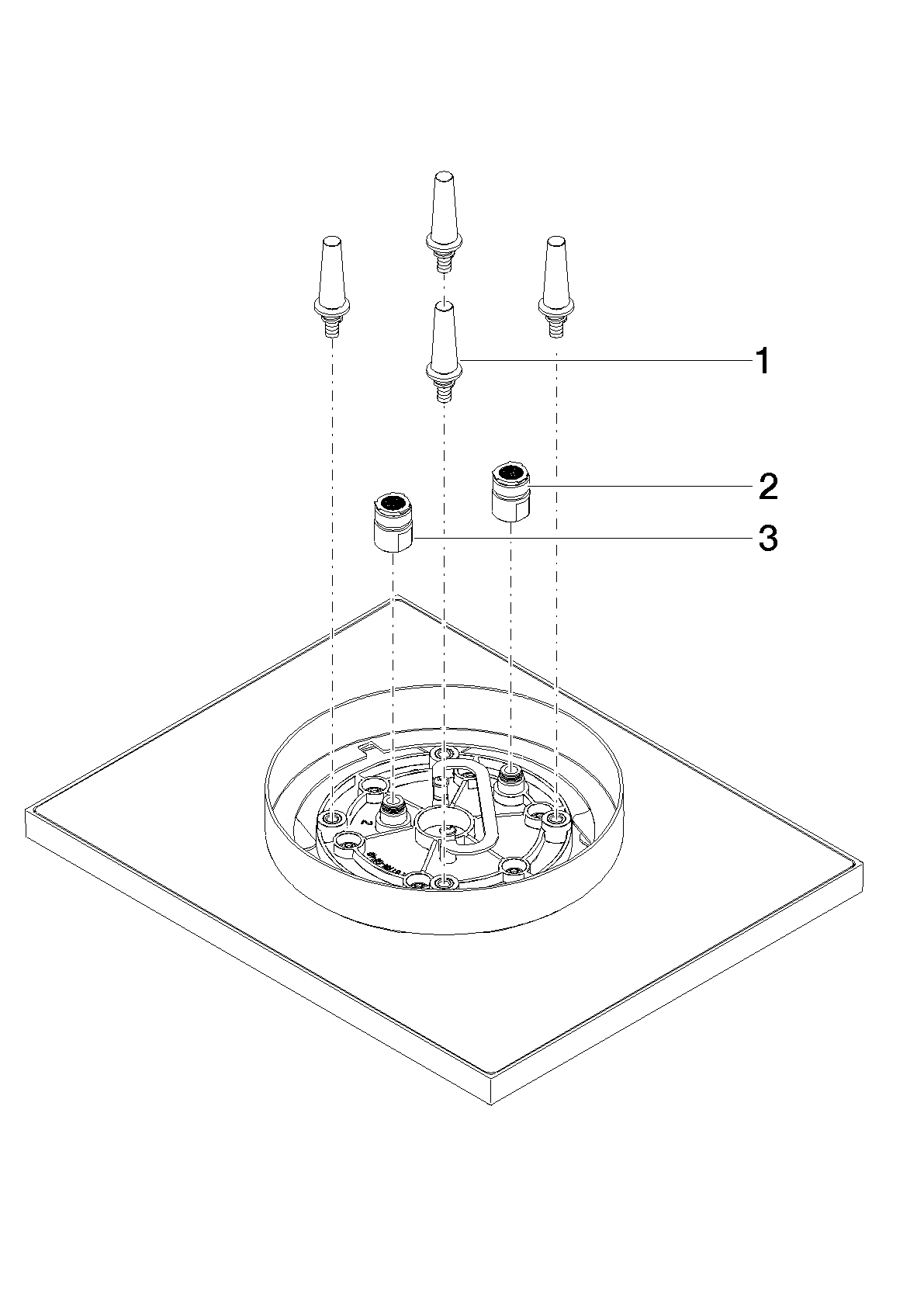 Bild von DORNBRACHT Regenbrause für Deckenanbindung 300 x 240 mm - Bronze gebürstet #28041980-42