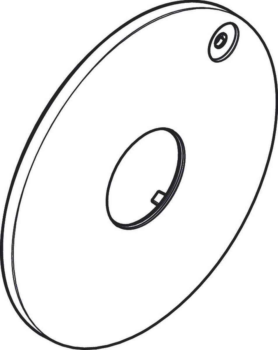 Bild von HANSGROHE Rosette #94923670 - Mattschwarz