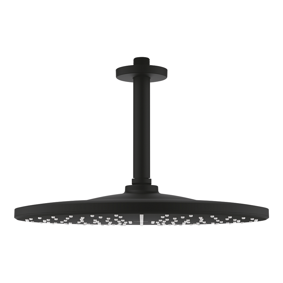 Bild von GROHE Rainshower Mono 310 Kopfbrause-Set Deckenauslass 142 mm, 1 Stahlart #22122KF0 - phantom black