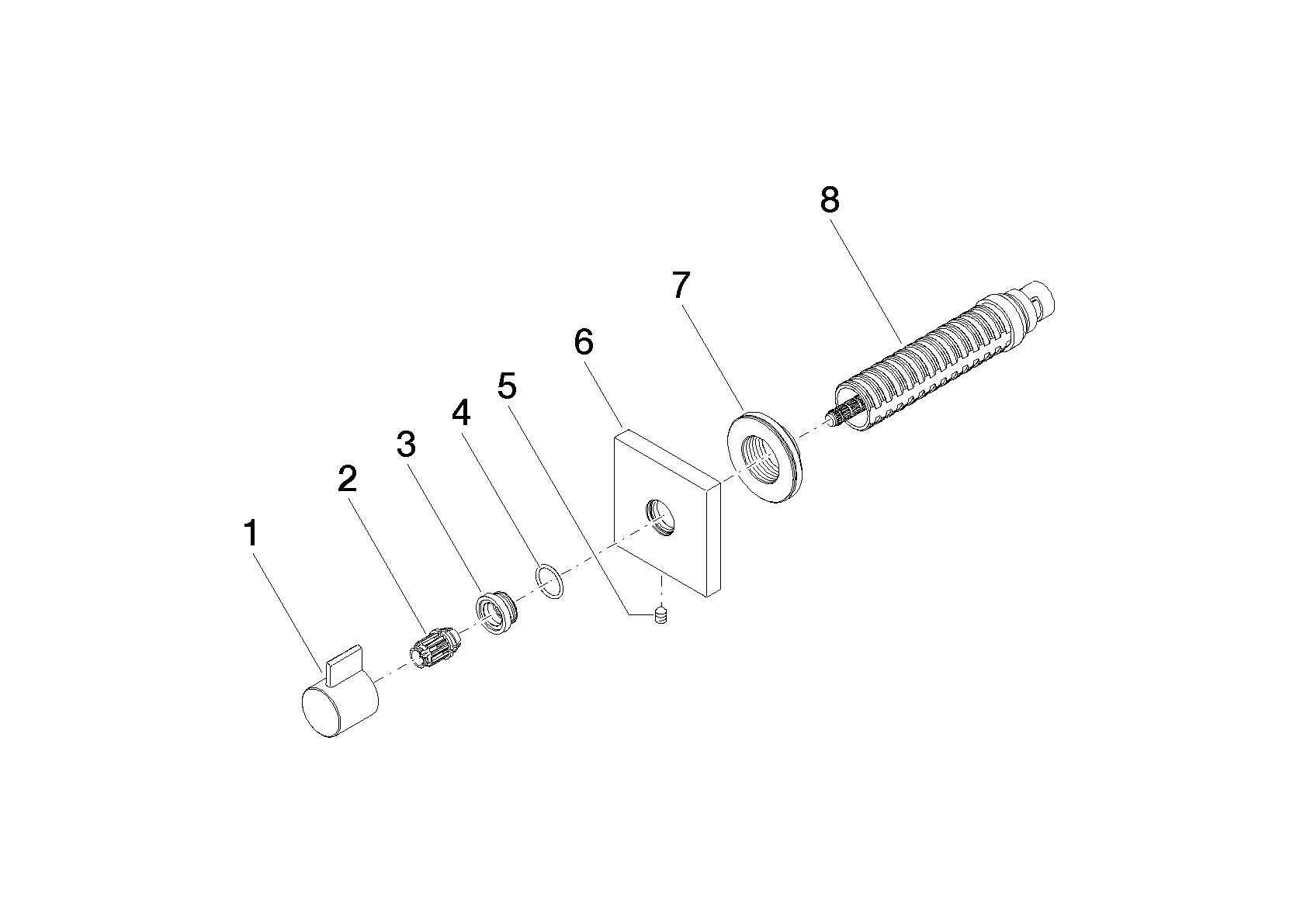 Bild von DORNBRACHT SYMETRICS Unterputzventil , linksschließend 1/2" - Light Gold gebürstet #36607985-27