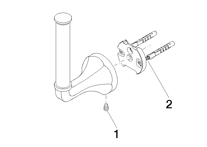 Bild von DORNBRACHT MADISON Reserve-Papierrollenhalter - Bronze gebürstet #83590361-42