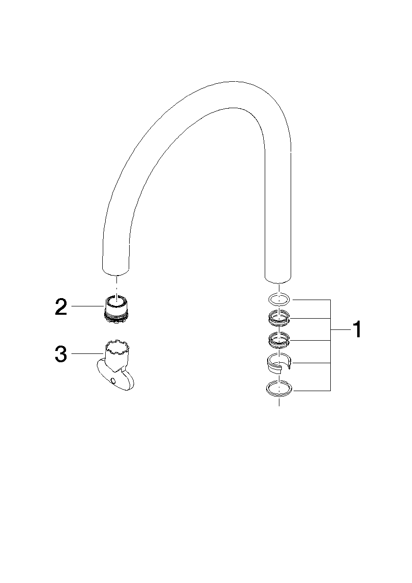 Bild von DORNBRACHT Auslauf für Waschtisch Stand 165 mm, 5,7 l/min. - Bronze gebürstet #90282235000-42