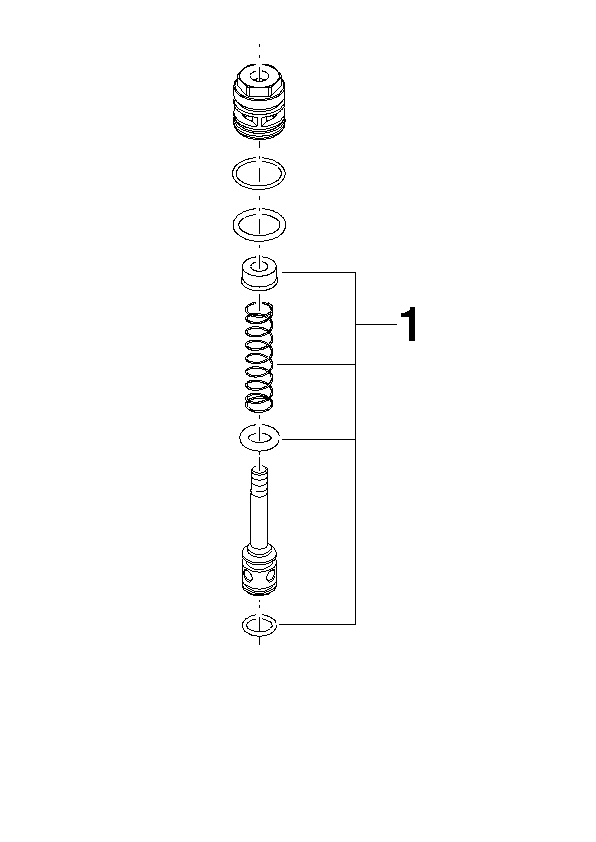 Bild von DORNBRACHT Umstellung für Wannenbatterie Ø 20 x 50 mm - Bronze gebürstet #90310903200-42
