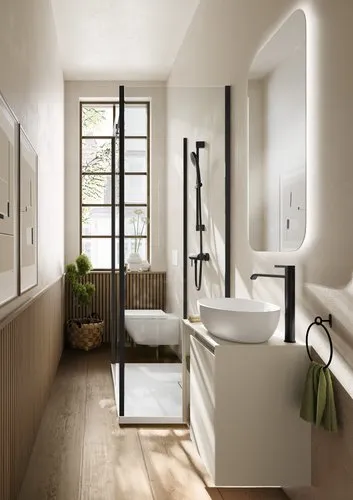Bild von VILLEROY BOCH Dawn Einhebel-Duscharmatur, Matt Black #TVS106301150K5