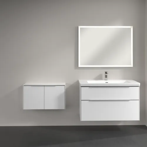 Picture of VILLEROY BOCH Subway 3.0 Sideboard, 2 doors, 728 x 423 x 256 mm, Brilliant White / Brilliant White #C60000VE