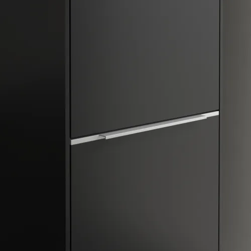 Bild von VILLEROY BOCH Subway 3.0 Hochschrank, 2 Türen, 400 x 1710 x 362 mm, Volcano Black / Volcano Black #C58700VL