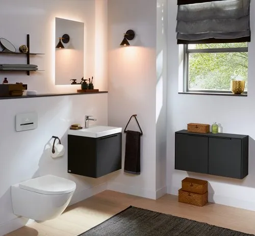 Bild von VILLEROY BOCH Subway 3.0 Handwaschbecken, 500 x 400 x 145 mm, Weiß Alpin CeramicPlus, ohne Überlauf #4370FGR1