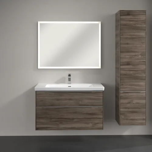 Bild von VILLEROY BOCH Subway 3.0 Hochschrank, 2 Türen, 400 x 1710 x 362 mm, Stone Oak / Stone Oak #C58700RK