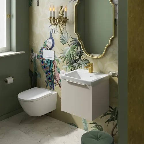 Bild von VILLEROY BOCH Subway 3.0 Handwaschbecken, 500 x 400 x 145 mm, Weiß Alpin CeramicPlus, mit Überlauf #437050R1