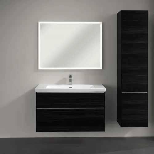 Obrázek VILLEROY BOCH Vysoká skříň Subway 3.0, 2 dveře, 400 x 1710 x 362 mm, černý dub #C58700AB