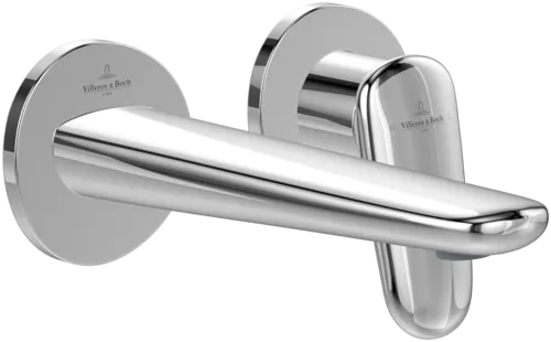 Bild von VILLEROY BOCH Antao Zweiloch-Einhebel-Waschtischarmatur ohne Ablaufgarnitur, Chrom #TVW11100200061