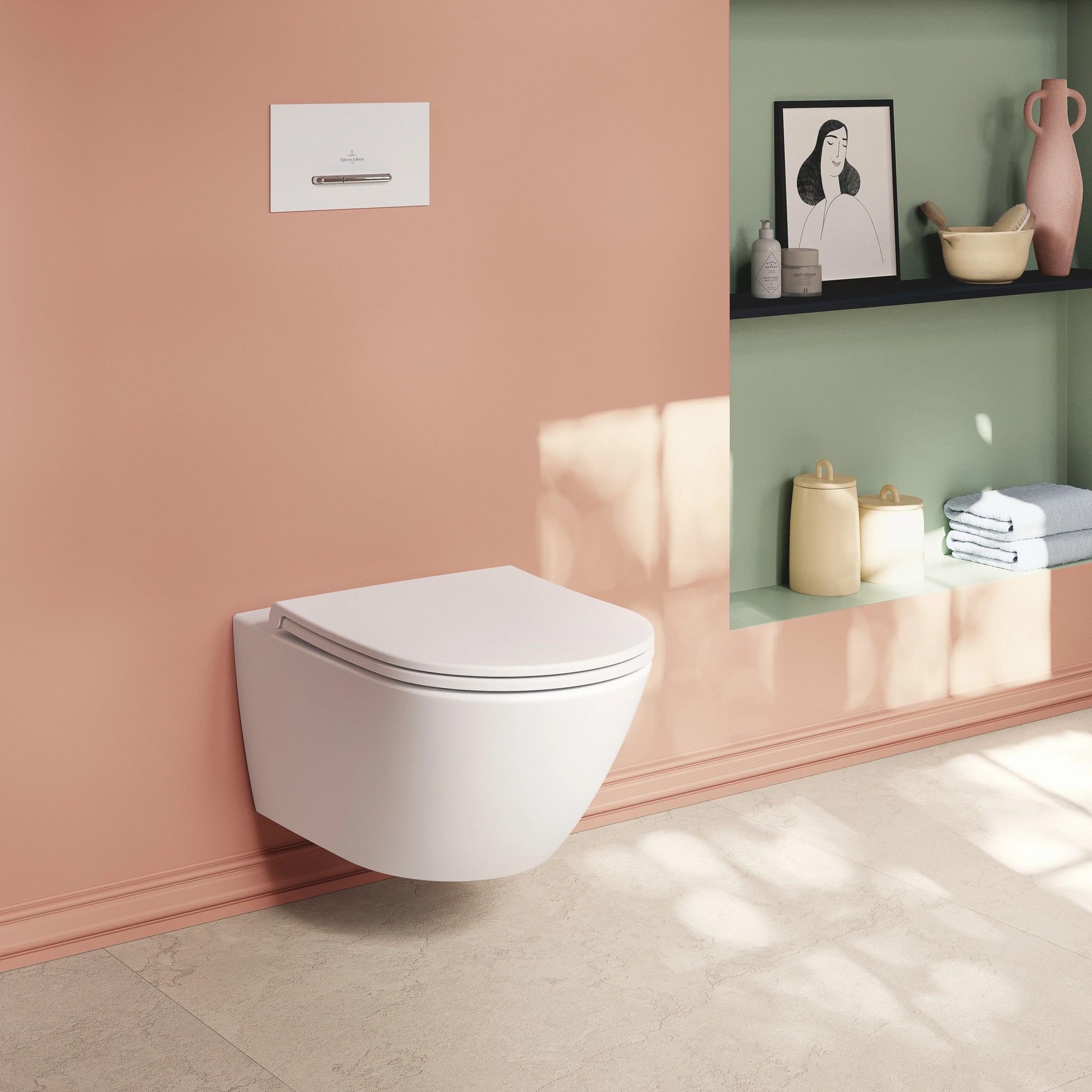 Bild von VILLEROY BOCH Subway 3.0 Spiegel, mit Beleuchtung, 910 x 910 x 45 mm #A4649100