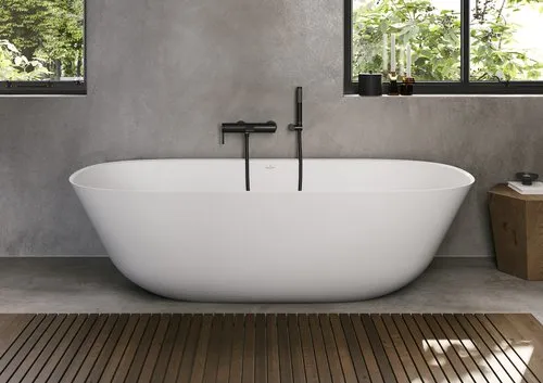 Bild von VILLEROY BOCH Dawn Einhebel-Badewannenarmatur, Matt Black #TVT106501151K5