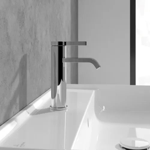 Obrázek VILLEROY BOCH Dawn Single-lever basin mixer without waste, Chrome #TVW10610315261