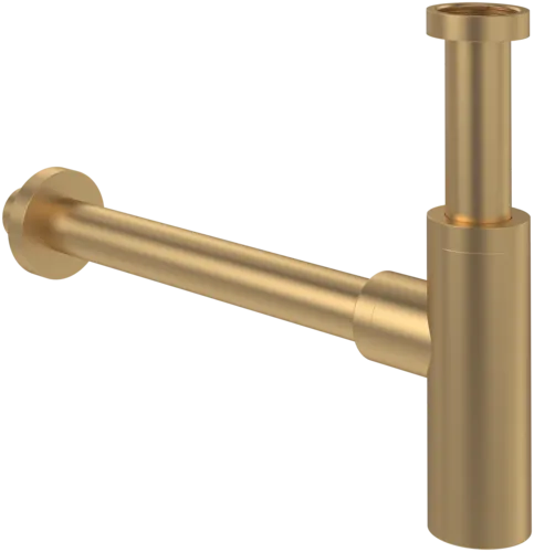 Bild von VILLEROY BOCH Universal Taps & Fittings Siphon für Wandmontage Rund, Brushed Gold #TVC00000400076
