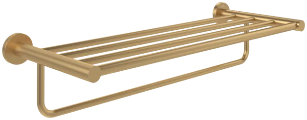 Bild von VILLEROY BOCH Elements - Tender Handtuchablage, 604 x 232 x 54 mm, Brushed Gold #TVA15100600076