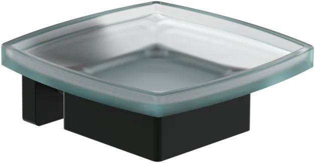 Bild von VILLEROY BOCH Elements - Striking Seifenschale, 120 x 106 x 45 mm, Matt Black #TVA152020000K5