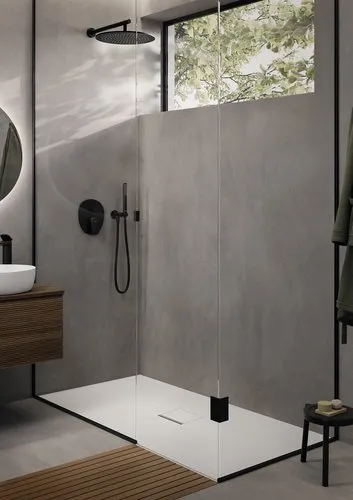 Bild von VILLEROY BOCH Squaro Infinity rechteckige Duschwanne, 1600 x 800 x 40 mm, Stone White #UDQ1680SQI2V-RW