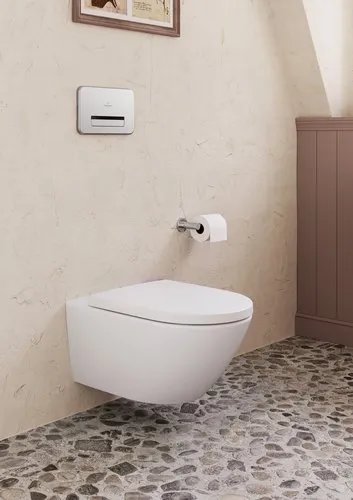 Bild von VILLEROY BOCH Subway 3.0 Tiefspül-WC spülrandlos, wandhängend, mit TwistFlush, Weiß Alpin #4670T001