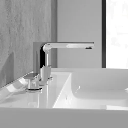 Obrázek VILLEROY BOCH Liberty Three-hole basin mixer without waste, Chrome #TVW10700700061