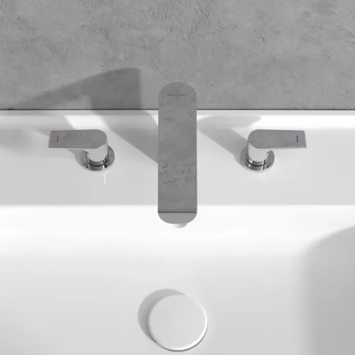 Obrázek VILLEROY BOCH Liberty Three-hole basin mixer without waste, Chrome #TVW10700700061