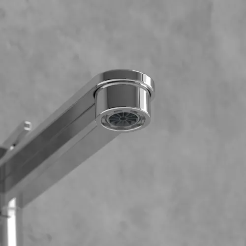 Bild von VILLEROY BOCH Conum Einhebel-Waschtischarmatur erhöht mit Push-Open-Ablaufgarnitur, Chrom #TVW12700500061