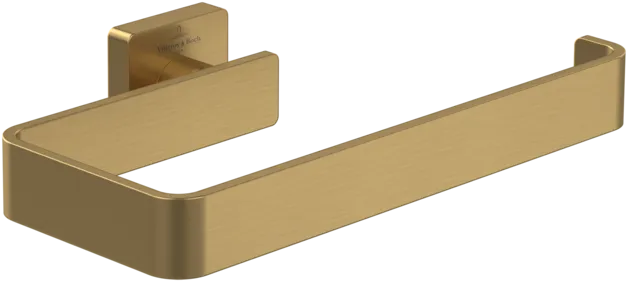Bild von VILLEROY BOCH Elements - Striking Handtuchhalter, 209 x 115 x 45 mm, Brushed Gold #TVA15200500076