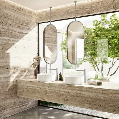 Bild von VILLEROY BOCH Conum Einhebel-Waschtischarmatur erhöht mit Push-Open-Ablaufgarnitur, Brushed Nickel Matt #TVW12700500064