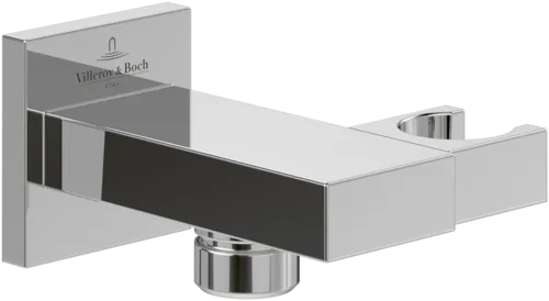Bild von VILLEROY BOCH Universal Showers Handbrausehalter für Wandmontage Eckig, Chrom #TVC00046300061