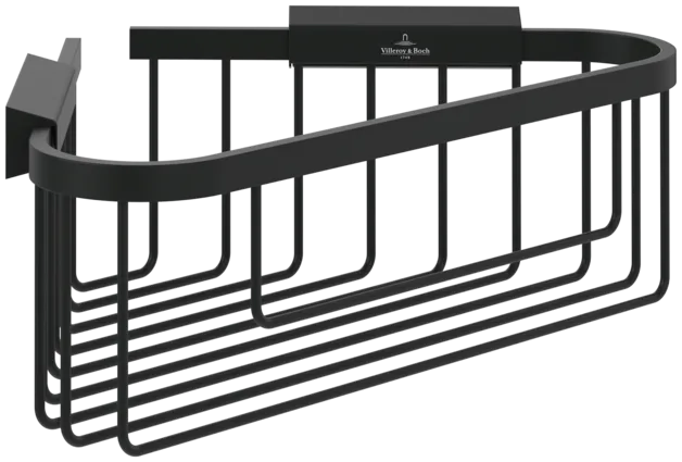 Bild von VILLEROY BOCH Elements - Tender Eck-Duschkorb, 260 x 206 x 82 mm, Matt Black #TVA151009000K5