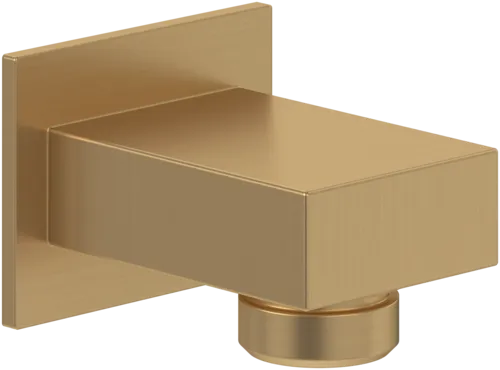 Bild von VILLEROY BOCH Universal Showers Wandanschlussbogen für Wandmontage Eckig, Brushed Gold #TVC00045700076