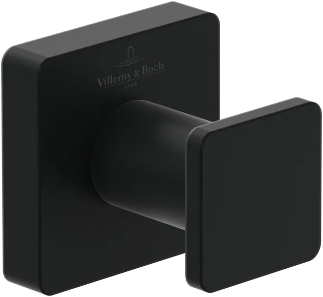 Bild von VILLEROY BOCH Elements - Striking Handtuchhaken, 45 x 44 x 45 mm, Matt Black #TVA152011000K5
