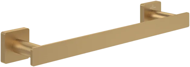 Bild von VILLEROY BOCH Elements - Striking Handtuchhalter, 345 x 75 x 45 mm, Brushed Gold #TVA15200900076