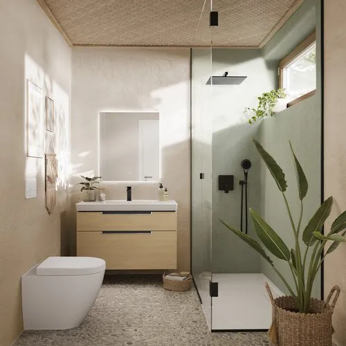 Bild von VILLEROY BOCH Subway 2.0 Waschbeckenunterschrank, 2 Auszüge, 987 x 590 x 449 mm, Nordic Oak #A91510VJ
