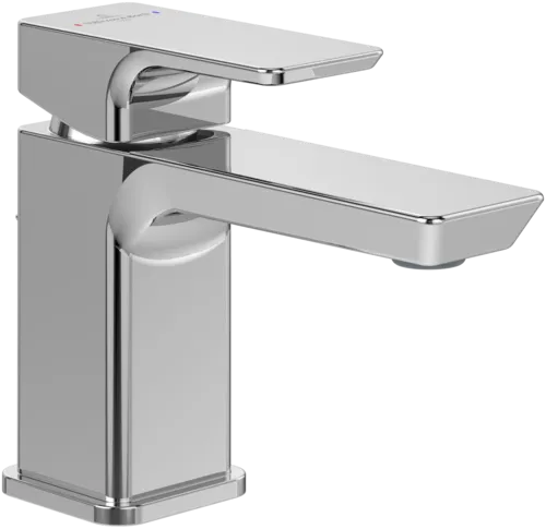 Bild von VILLEROY BOCH Subway 3.0 Einhebel-Waschtischarmatur mit Zugstangen- Ablaufgarnitur, Chrom #TVW11200100061