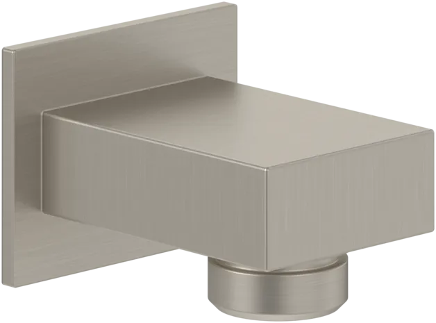 Bild von VILLEROY BOCH Universal Showers Wandanschlussbogen für Wandmontage Eckig, Brushed Nickel Matt #TVC00045700064