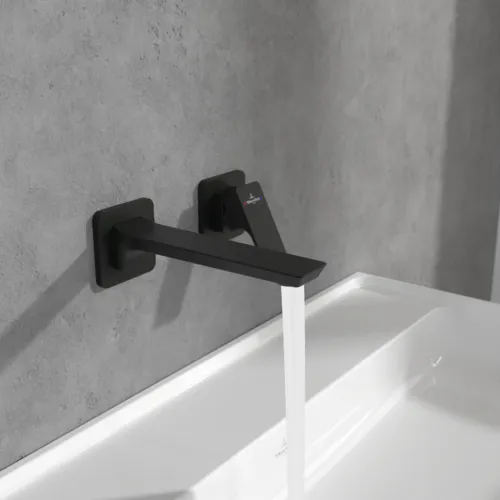 Bild von VILLEROY BOCH Subway 3.0 Einhebel-Waschtischarmatur ohne Ablaufgarnitur, Matt Black #TVW112007000K5