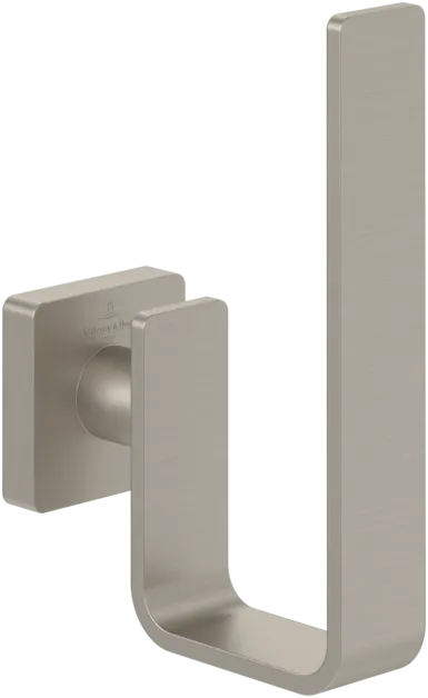 Bild von VILLEROY BOCH Elements - Striking Reserve-Toilettenpapierhalter, 140 x 93 x 45 mm, Brushed Nickel Matt #TVA15201500064