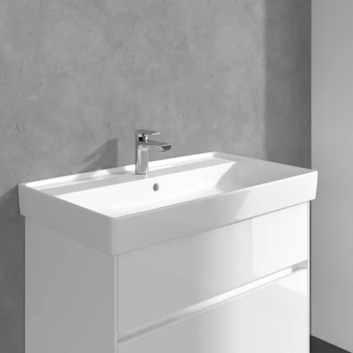 Bild von VILLEROY BOCH Liberty Einhebel-Waschtischarmatur mit Zugstangen- Ablaufgarnitur, Chrom #TVW10700100061