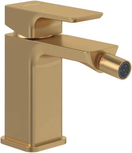 Bild von VILLEROY BOCH Subway 3.0 Einhebel-Bidetarmatur, Brushed Gold #TVB11200100076