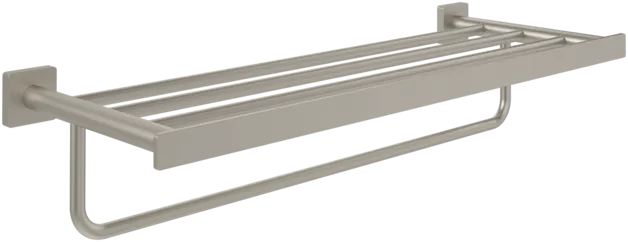 Bild von VILLEROY BOCH Elements - Striking Handtuchablage, 595 x 224 x 45 mm, Brushed Nickel Matt #TVA15200600064