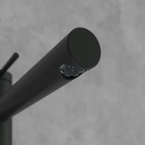 Bild von VILLEROY BOCH Loop & Friends Einhebel-Waschtischarmatur erhöht ohne Ablaufgarnitur, Matt Black #TVW106106153K5