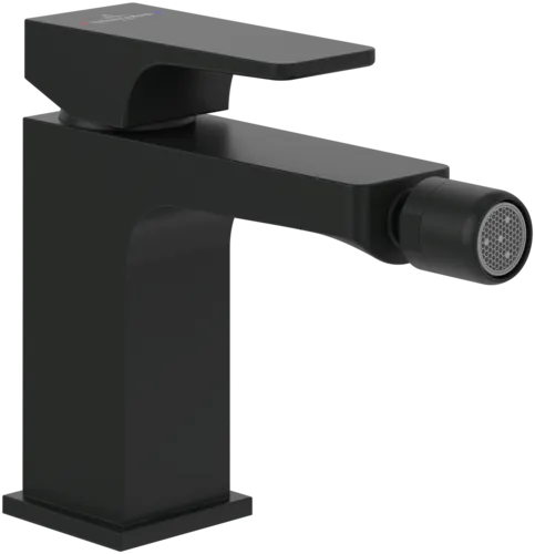 Bild von VILLEROY BOCH Architectura Square Einhebel-Bidetarmatur, Matt Black #TVB125001000K5