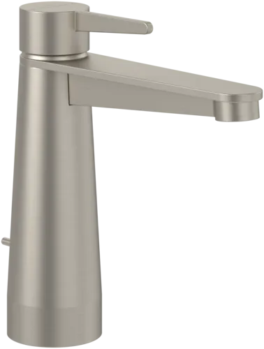 Bild von VILLEROY BOCH Conum Einhebel-Waschtischarmatur mit Zugstangen- Ablaufgarnitur, Brushed Nickel Matt #TVW12700300064